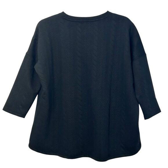 TUCKERNUCK Tnuck Sport Black Cable Ally Swing Sweatshirt M/L - Picture 12 of 12